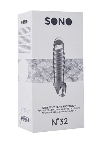 No 32 Translucent Stretchy Penis Extension by Sono - Pumps, Extenders and Sleeves
