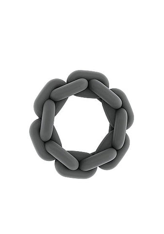 No 6 Silicone Chain Cock Ring by Sono - Cock Rings