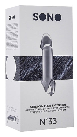 Sono No.33 Stretchy Penis Extension by Shots Toys - Pumps, Extenders and Sleeves