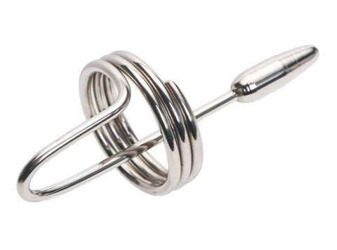 Spinner Cock Plug Stainless Steel by BDStyle - Penis Plugs