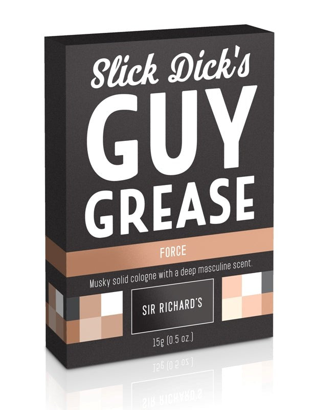 SR Slick Dicks Guy Grease Pheromone Solid Cologne Force Musk - - Delay and Excite Sprays