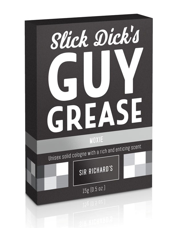 SR Slick Dicks Guy Grease Pheromone Solid Cologne Moxie Unisex - - Delay and Excite Sprays