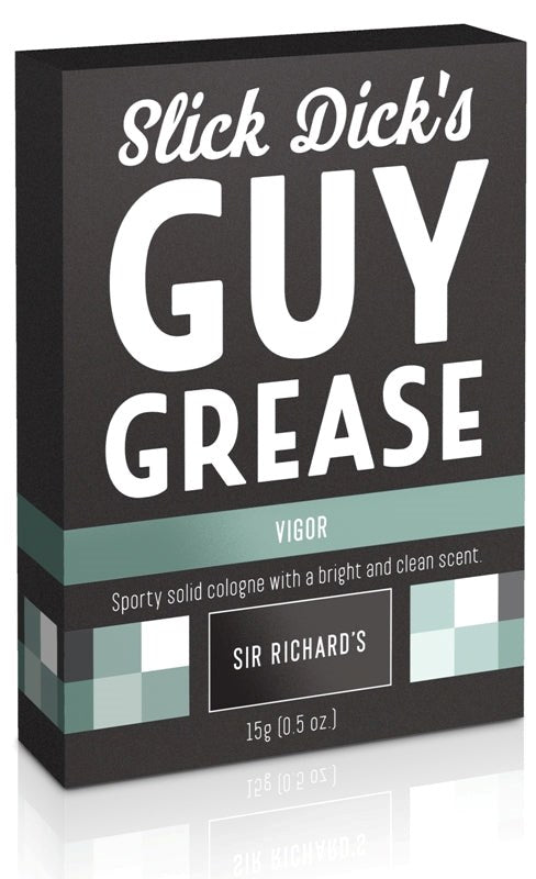 SR Slick Dicks Guy Grease Pheromone Solid Cologne Vigor Sport - - Delay and Excite Sprays