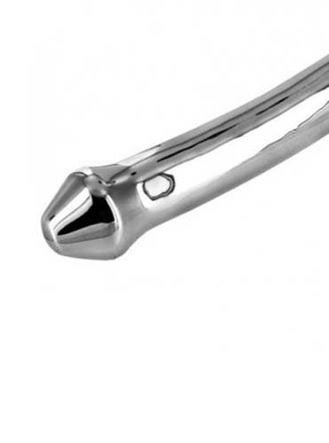 Stainless Steel Phallic Baton Dildo - - Anal Dildos