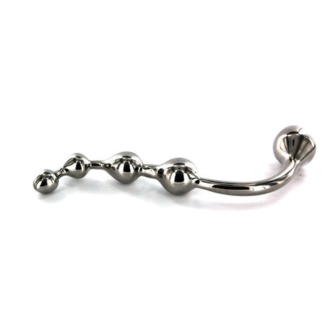 Stainless Steel Twisted Dildo by Hell's Couture - Anal Dildos