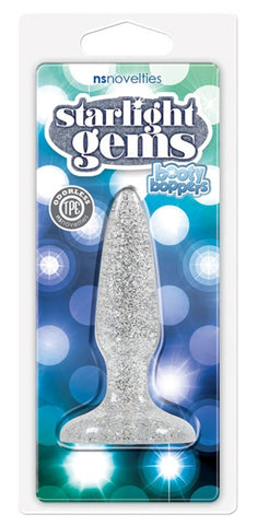 Starlight Gems Booty Boppers Mini Clear by NS Novelties - Butt Plugs