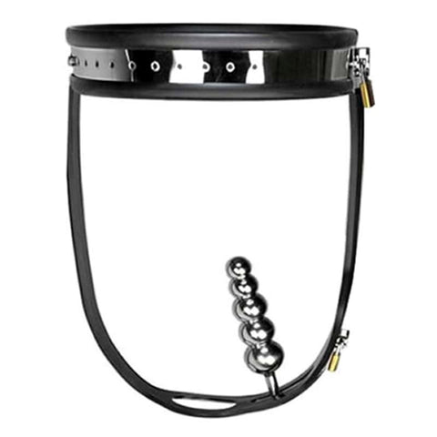 Steel Female Chastity Belt With Plug by BDStyle - Male Chastity