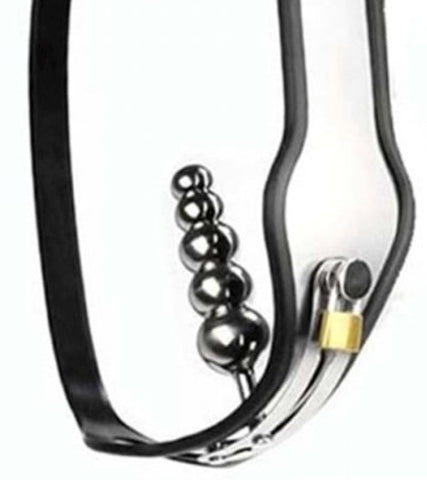 Steel Female Chastity Belt With Plug by BDStyle - Male Chastity