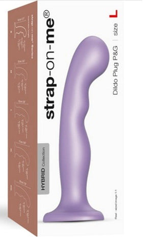 P&G Lilac Large Suction Cup Dildo by Strap On Me - Anal Dildos