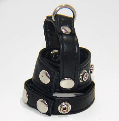 Strap-on Cock and Ball Harness by BDStyle - Male Chastity