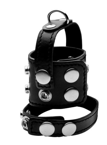 Strict Cock Strap And Ball Stretcher by XR Brands - Cock Rings