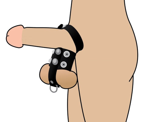 Strict Cock Strap And Ball Stretcher by XR Brands - Cock Rings