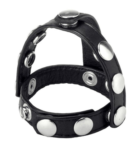 Snap-On Cock And Ball Harness by XR Brands - Cock Rings