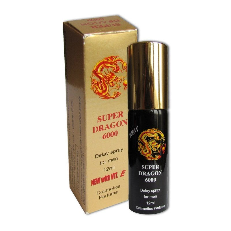 Super Dragon 6000 Male Delay Spray - - Delay and Excite Sprays