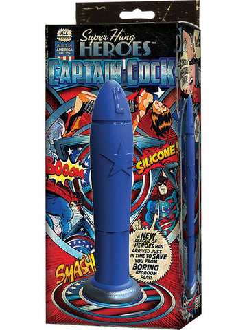 Super Hung Heroes Captain Cock Anal Dildo by Doc Johnson - Anal Dildos