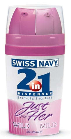 Swiss Navy Just for Her 2-In-1 Stimulating Gel - Delay and Excite Sprays