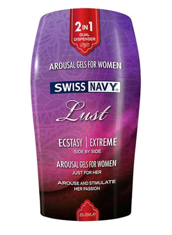 Swiss Navy Lust 2-In-1 Arousal Gel - Delay and Excite Sprays