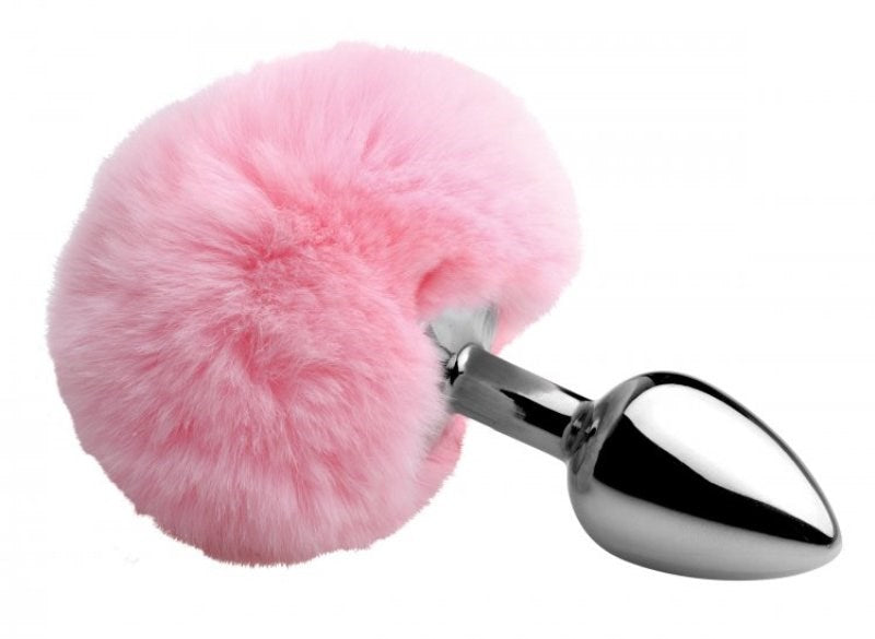 Tailz Faux Fluffy Bunny Tail Anal Plug - - Butt Plugs