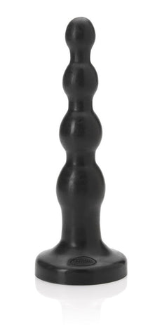 Ripple Large Black Silicone Butt Plug by Tantus - Butt Plugs