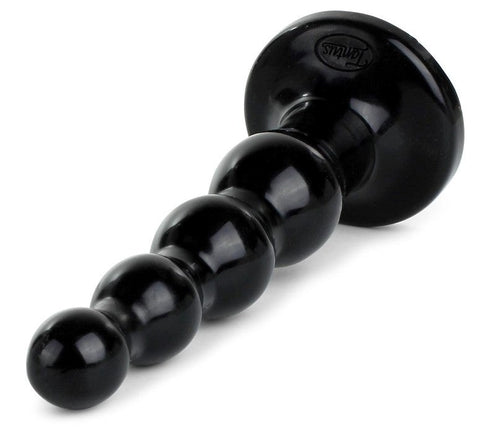 Ripple Large Black Silicone Butt Plug by Tantus - Butt Plugs