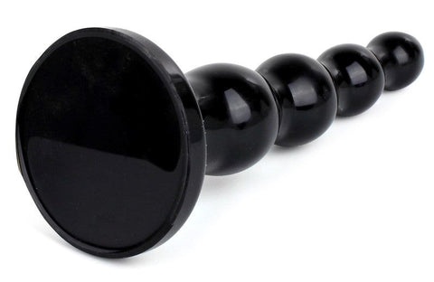 Ripple Large Black Silicone Butt Plug by Tantus - Butt Plugs