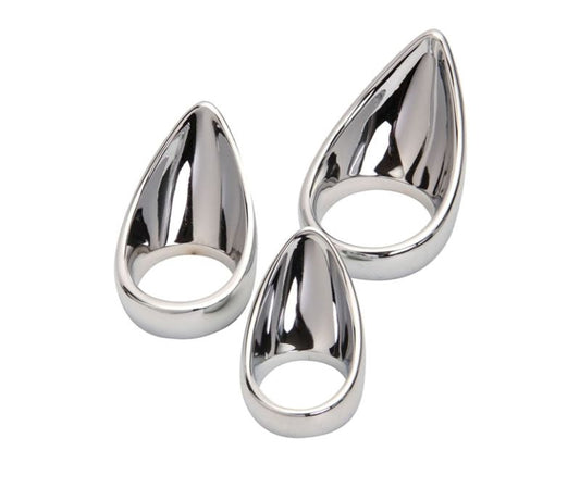 Teardrop Cock Rings - 50MM - Cock Rings