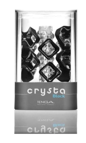 Crysta Block Textured Male Masturbator by Tenga - Masturbators and Strokers