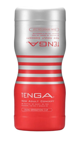 Dual Sensation Cup Masturbator by Tenga - Masturbators and Strokers