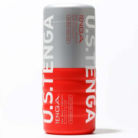 Double Hole Cup Ultra Male Masturbator by Tenga - Masturbators and Strokers