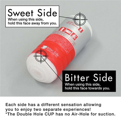 Double Hole Cup Ultra Male Masturbator by Tenga - Masturbators and Strokers