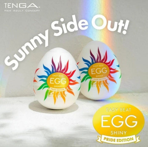 Egg Shiny Pride Edition Male Masturbator by Tenga - Masturbators and Strokers