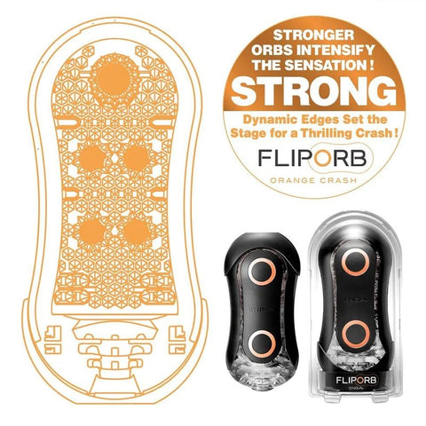 Flip Orb Strong Reusable Male Masturbator by Tenga - Masturbators and Strokers