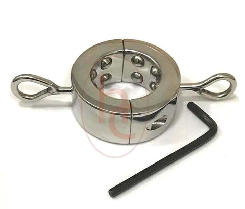 Testicle Stretcher With Matte Nodules by BDStyle - Ball and Cock Toys