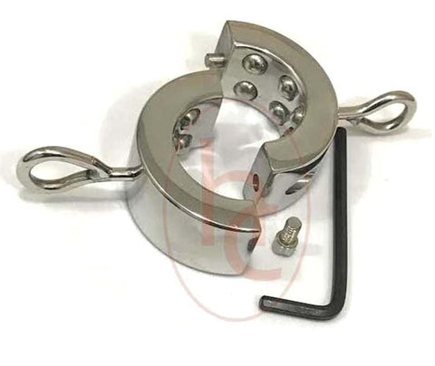 Testicle Stretcher With Matte Nodules by BDStyle - Ball and Cock Toys