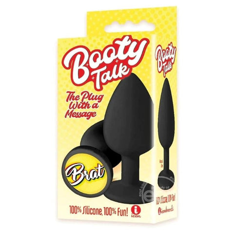The 9s Booty Talk Brat Butt Plug Silicone by Icon Brands - Butt Plugs