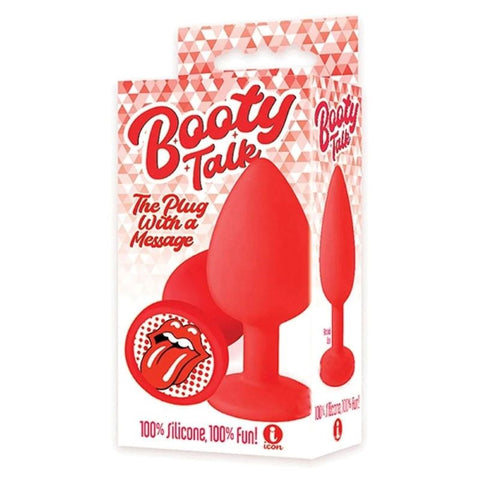 The 9's Booty Talk Tongue Butt Plug by Icon Brands - Butt Plugs
