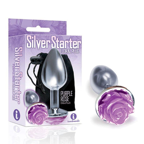 The 9s Silver Starter Rose by Icon Brands - Butt Plugs