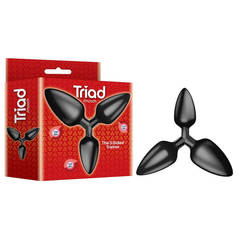 The 9s Triad 3 Way Butt Plug Smooth by Icon Brands - Butt Plugs