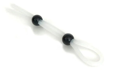 The Brawn Double Silicone Cock Leash by C1R Releasing - Stretchy Cock Rings