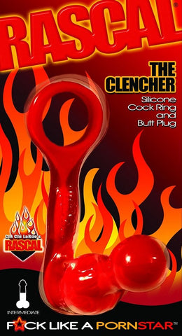 The Clencher Red by C1R Releasing - Stretchy Cock Rings