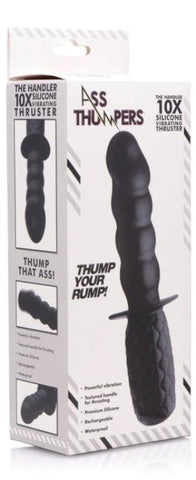 Handler 10X Vibrating Butt Plug Thruster by XR Brands - Butt Plugs