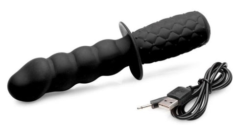 Handler 10X Vibrating Butt Plug Thruster by XR Brands - Butt Plugs