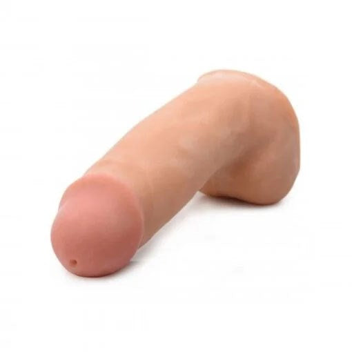 Loadz Dual Density Squirting Dildo With Balls Reservoir 7 Inch - Realistic Dildos