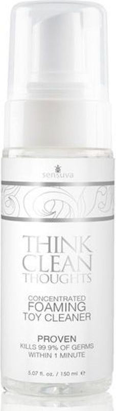 Think Clean Thoughts Foaming Toy Cleaner 150ml - - Adult Toy Cleaner