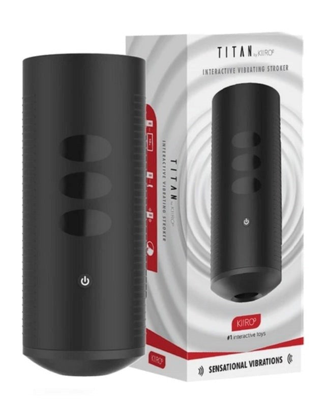 Titan by Kiiroo Interactive Vibrating Stroker - - Masturbators and Strokers