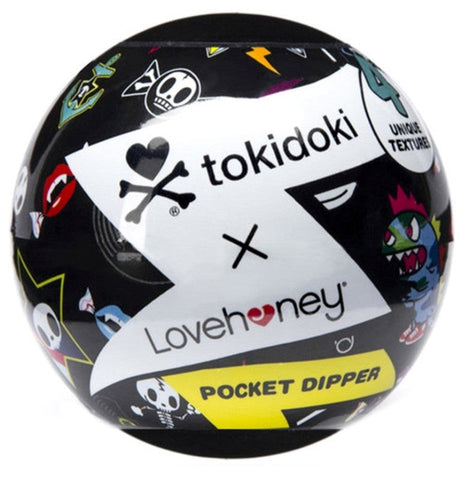 Bones Pocket Dipper Textured Pleasure Cup by tokidoki - Masturbators and Strokers