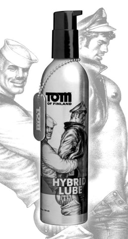 Tom of Finland Hybrid Lubricant by XR Brands - Water Based Lubes