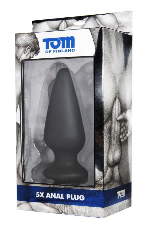 Tom of Finland Silicone 5X Anal Plug - - Butt Plugs