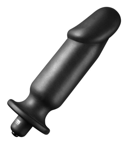 Tom Of Finland Vibrating Silicone Anal Plug by XR Brands - Anal Vibrators