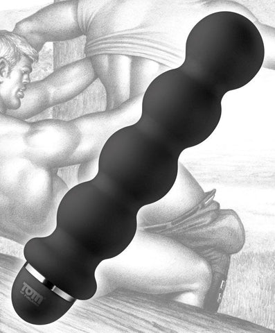 Tom Of Finland Stacked Ball 5X Vibrator by XR Brands - Anal Vibrators